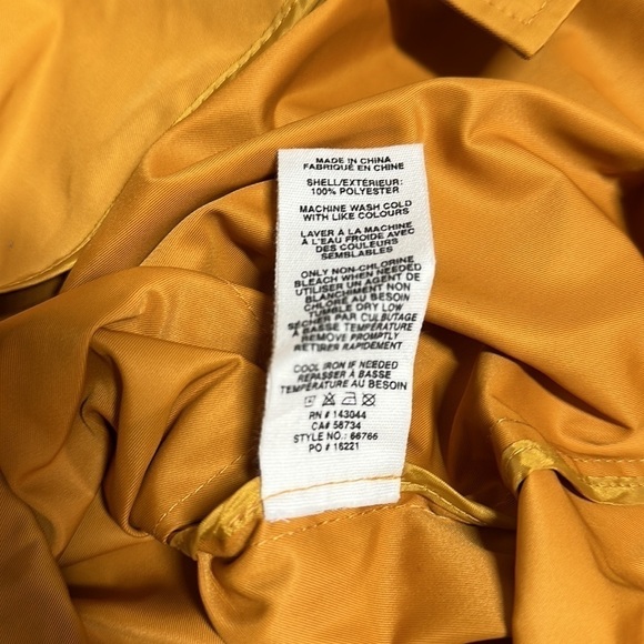Avec Les Filles Hooded Anorak Jacket Size XS Mustard - Picture 11 of 13